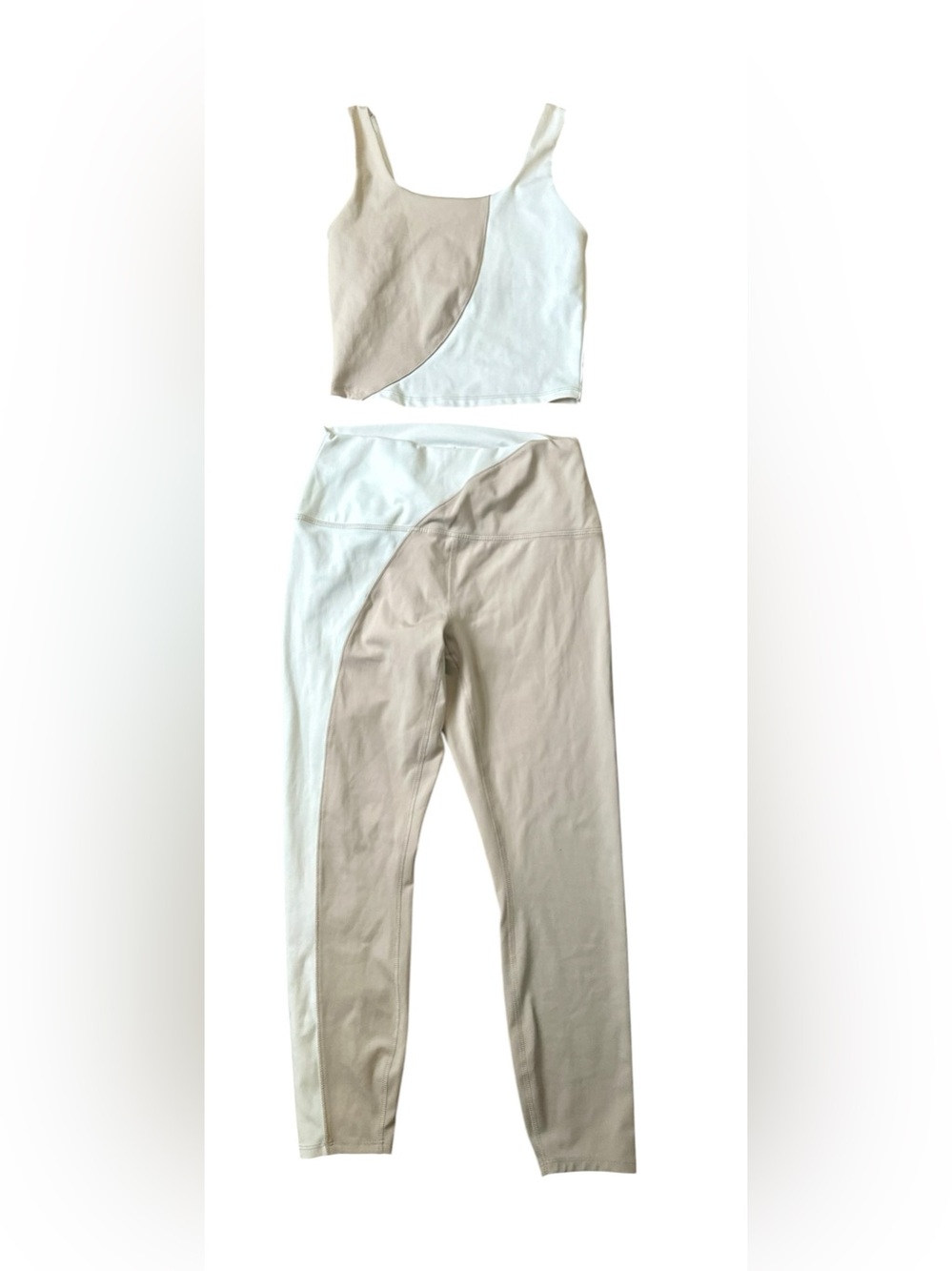 Reebok Matching Workout Set Crop Top & Leggings Size M - Picture 2 of 10